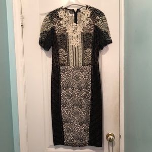 Beguile Byron Lars black & white dress